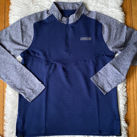 New Raw Gear mens halfway zipped pullover sweater, size M - Picture 1 of 7